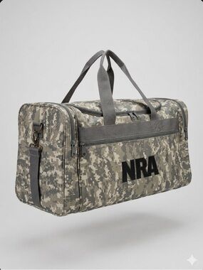 NRA Digital Camo Duffel Bag Tactical Gear Travel Gym Bag Large